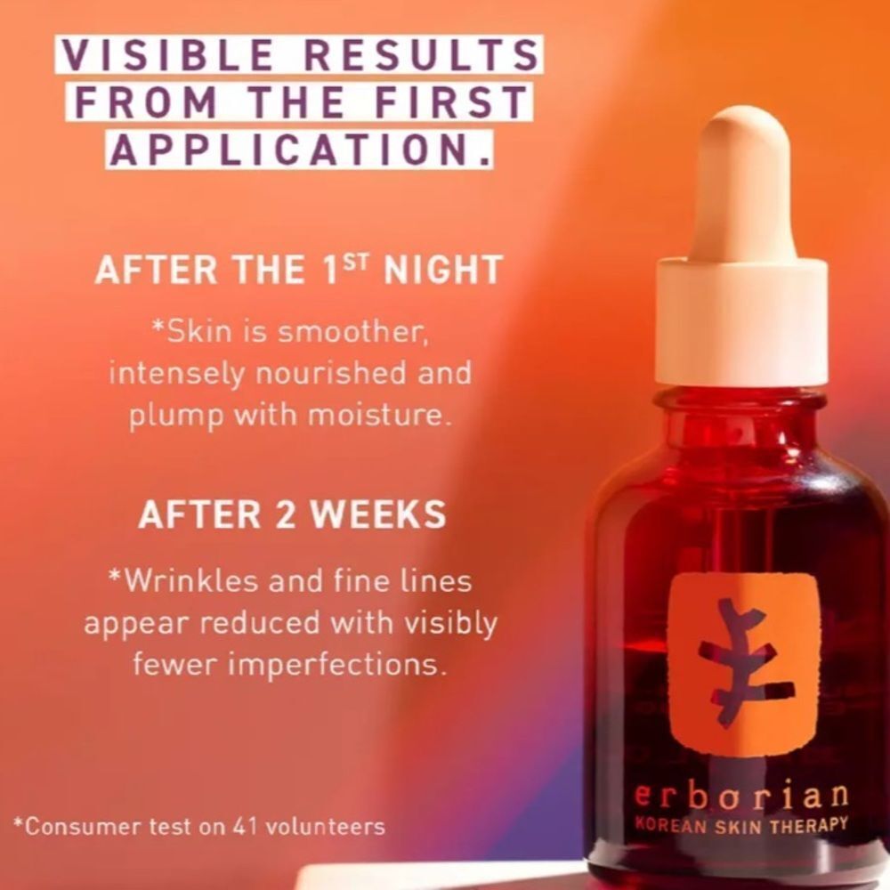 Erborian Korean Skin Therapy multi perfecting night oil 18 super ingredients